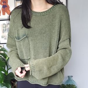 Urban Outfitters | Slouchy Green Sweater